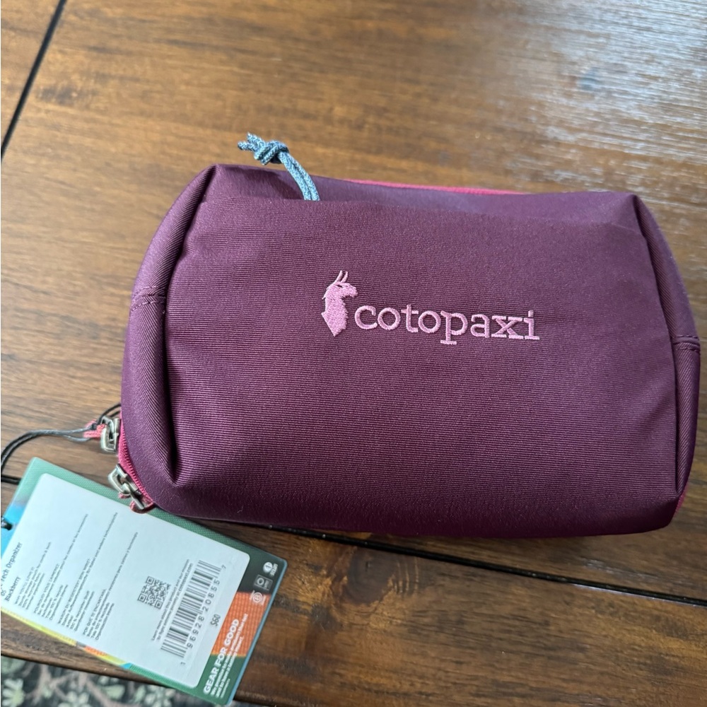 Cotopaxi Purple Travel Pouch Viaje Tech Organizer